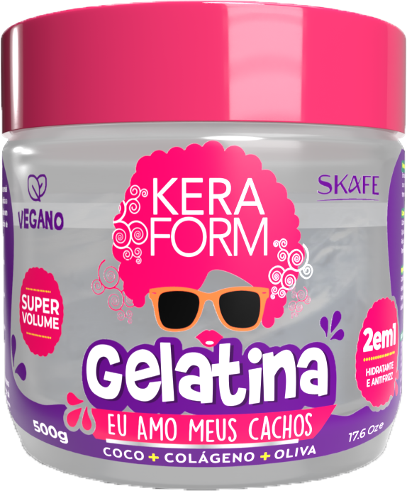 Gelatina Keraform Eu Amo Meus Cachos 500g