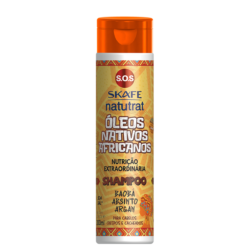 Shampoo Natutrat S.O.S Óleos Nativos Africanos 300ml