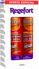Conjunto Regefort Com Meus Cachos Eu Tiro Onda 600ml