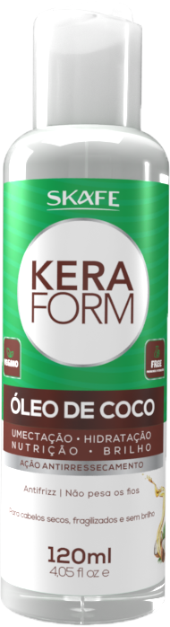 Óleo de Coco Vegano Keraform 120ml