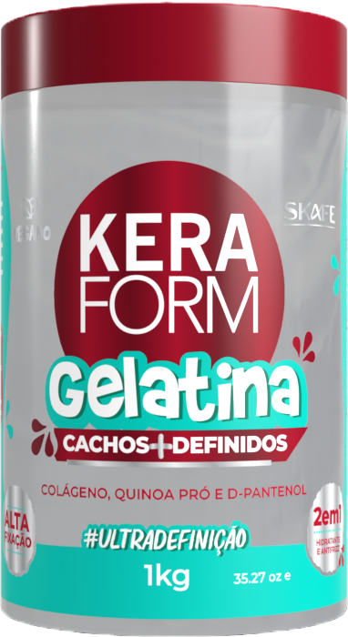 Gelatina Keraform Cachos Mais Definidos 1kg