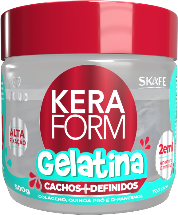 Gelatina Keraform Cachos Mais Definidos