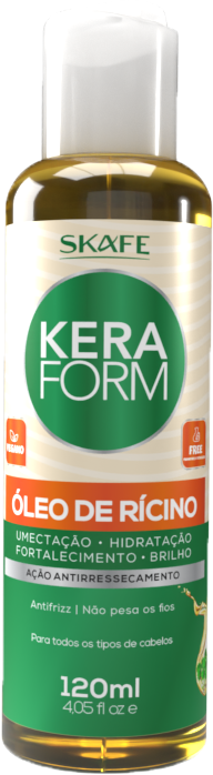 Óleo de Rícino Vegano Keraform 120ml