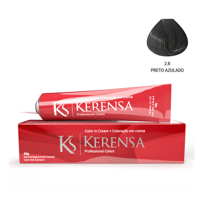 2.8 - PRETO AZULADO 60G - KERENSA COLORS