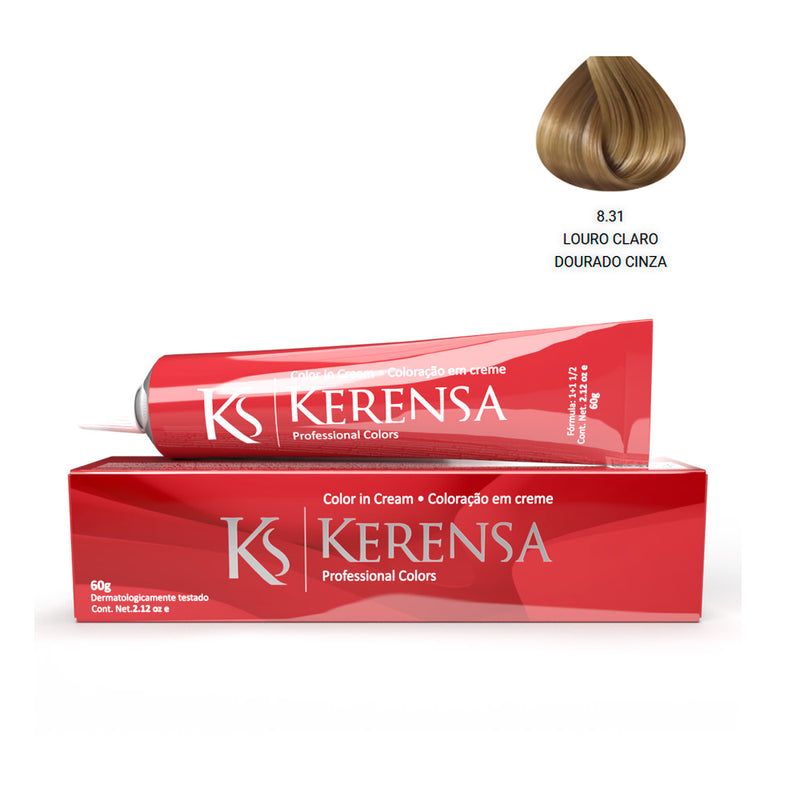8.31 - LOURO CLARO DOURADO CINZA 60G - KERENSA COLORS