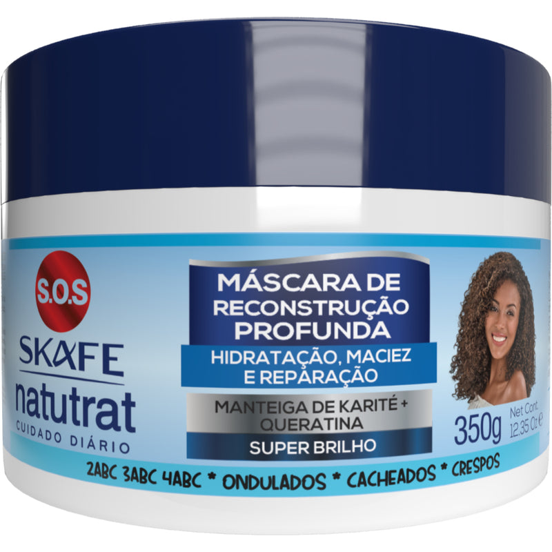 Máscara Reconstrução Profunda Natutrat S.O.S Cuidado Diário 350g
