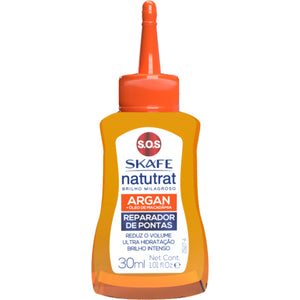 Reparador de pontas Natutrat S.O.S Brilho Milagroso Argan+Macadâmia 30ml