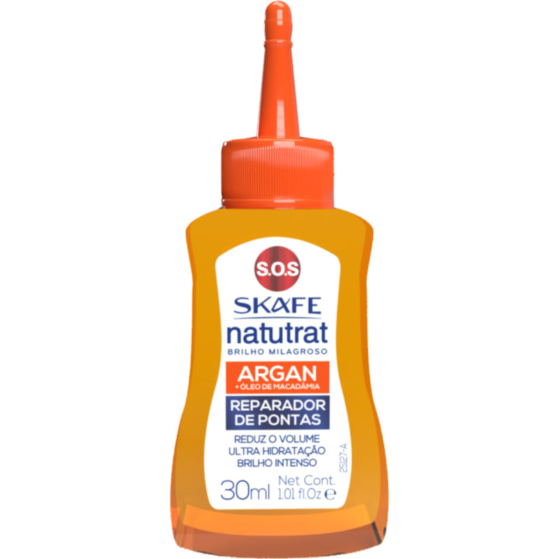 Reparador de pontas Natutrat S.O.S Brilho Milagroso Argan+Macadâmia 30ml