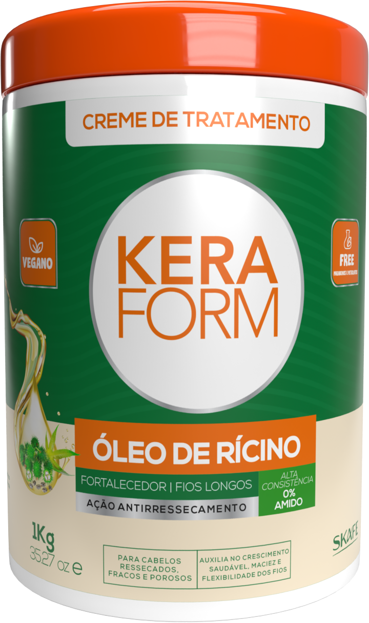 Creme de Tratamento Keraform Óleo de Rícino 1kg