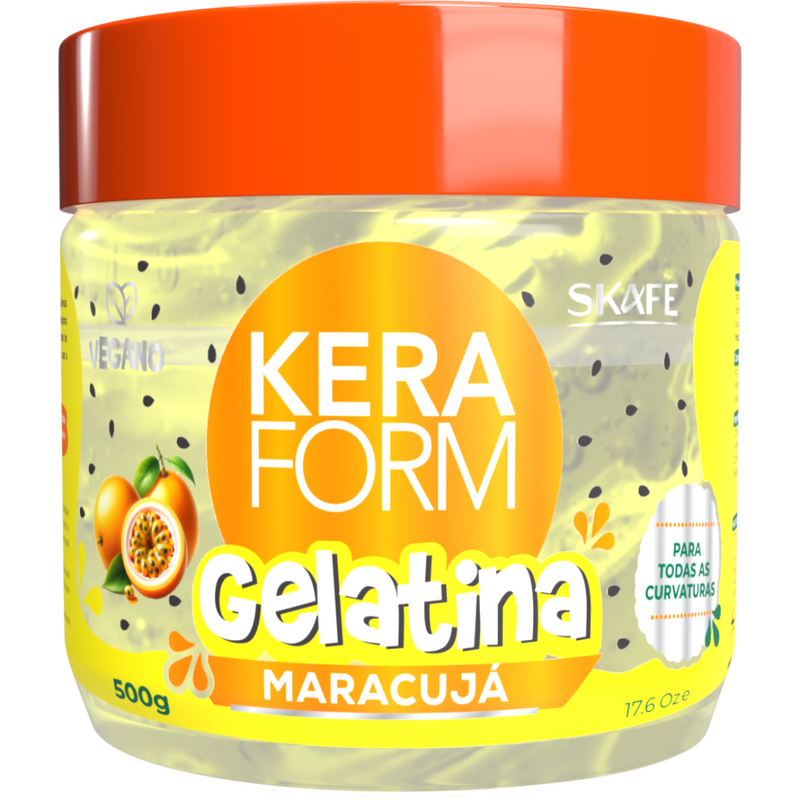 Gelatina Keraform Maracujá 500g