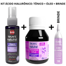 [EXCLUSIVO] KIT HIALURÔNICO - Tônico A. Hialurônico 120ml + Óleo A. Hialurônico 60ml + Ampola A. Hialurônico 10ml