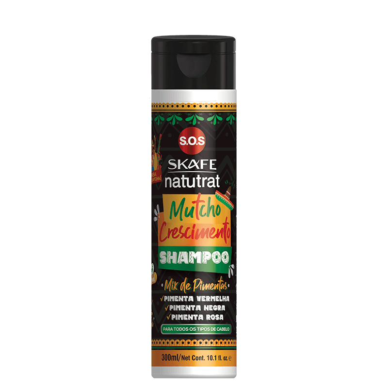 CX C/ 6 UNIT - Shampoo Natutrat S.O.S Mutcho Crescimento 300ml