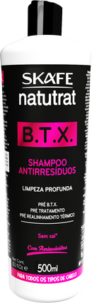 Shampoo Antirresíduos Natutrat B.T.X. 500ml