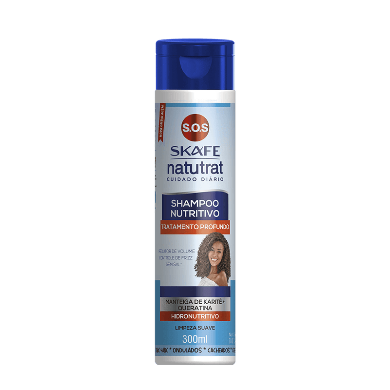 Shampoo Nutritivo Natutrat S.O.S Cuidado Diário 300ml