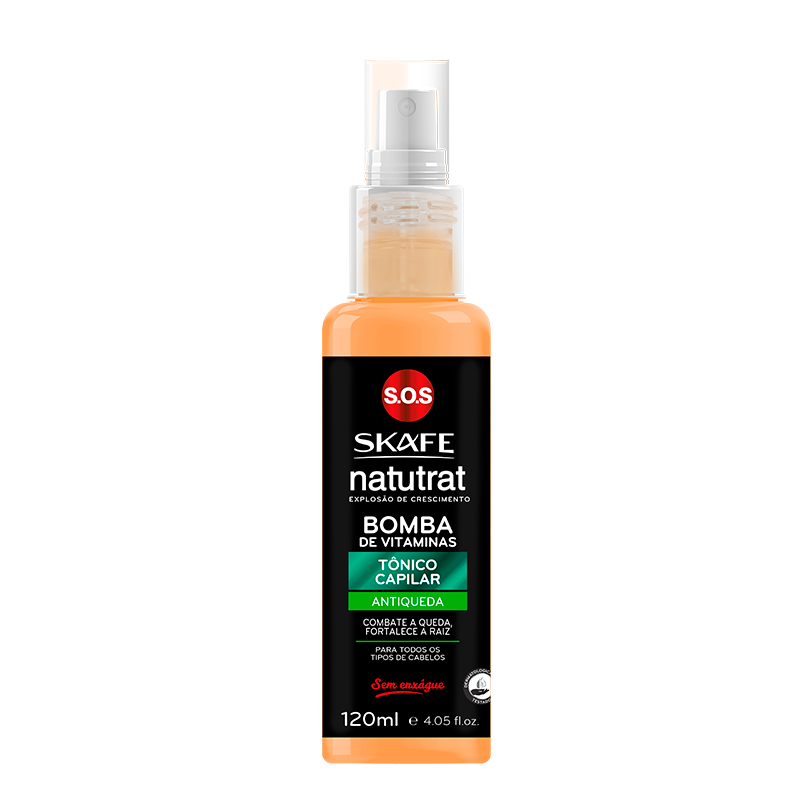 Tônico Antiqueda Natutrat S.O.S Bomba de Vitaminas 120ml
