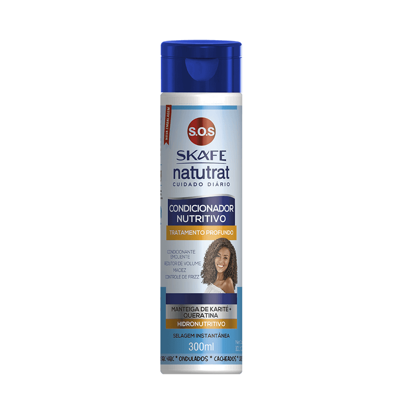 CX C/ 6 UNIT - Condicionador Nutritivo Natutrat S.O.S Cuidado Diário 300ml