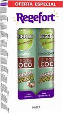 Conjunto Regefort Hidratação Poderosa Óleo de Coco 600ml