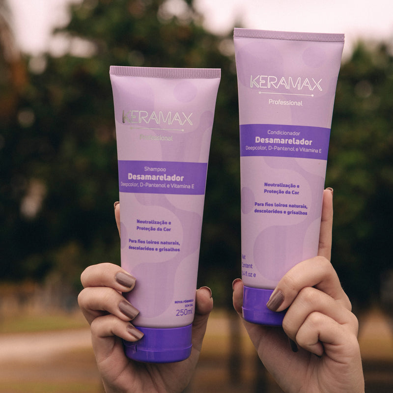 Lançamento Condicionador Keramax Desamarelador 250ml