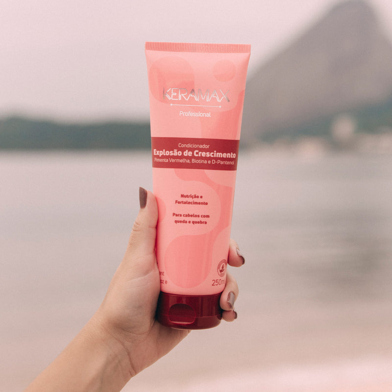 Lançamento Condicionador Keramax Explosão de Crescimento 250ml
