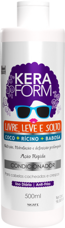 Condicionador Keraform Livre, Leve e Solto 500ml