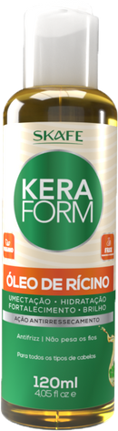Óleo de Rícino Vegano Keraform 120ml