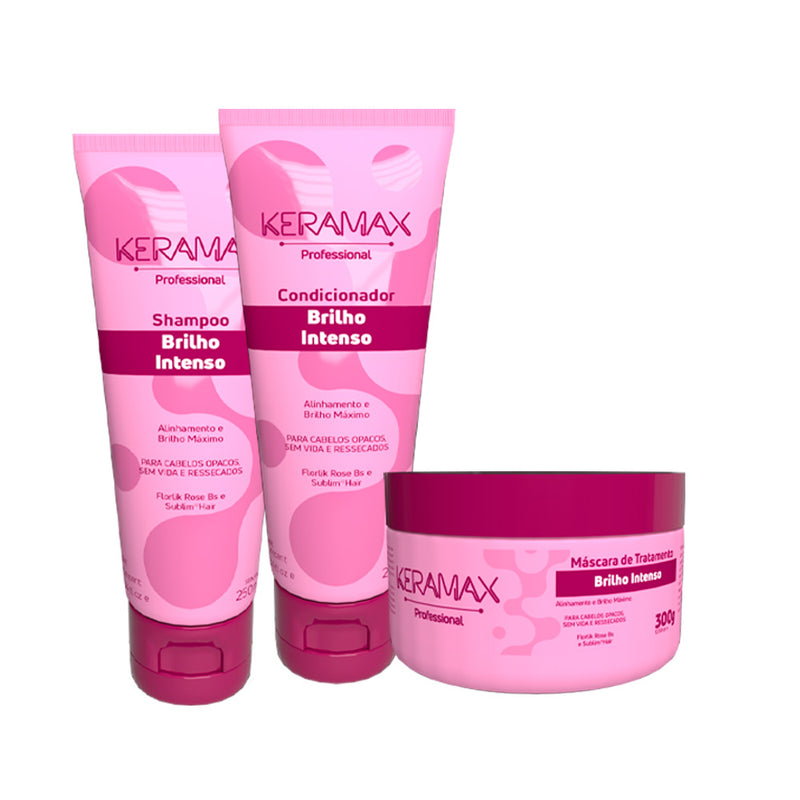 Lançamento Shampoo Keramax Brilho Intenso 250ml