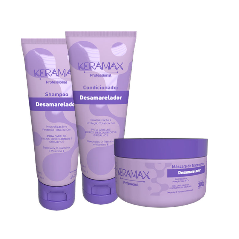 Lançamento Shampoo Keramax Desamarelador 250ml