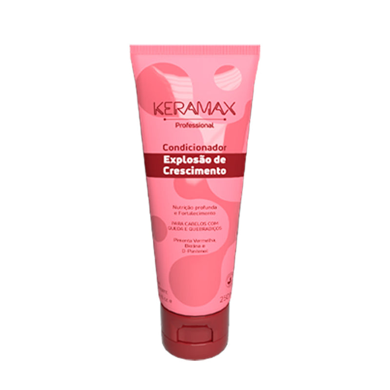 Lançamento Condicionador Keramax Explosão de Crescimento 250ml