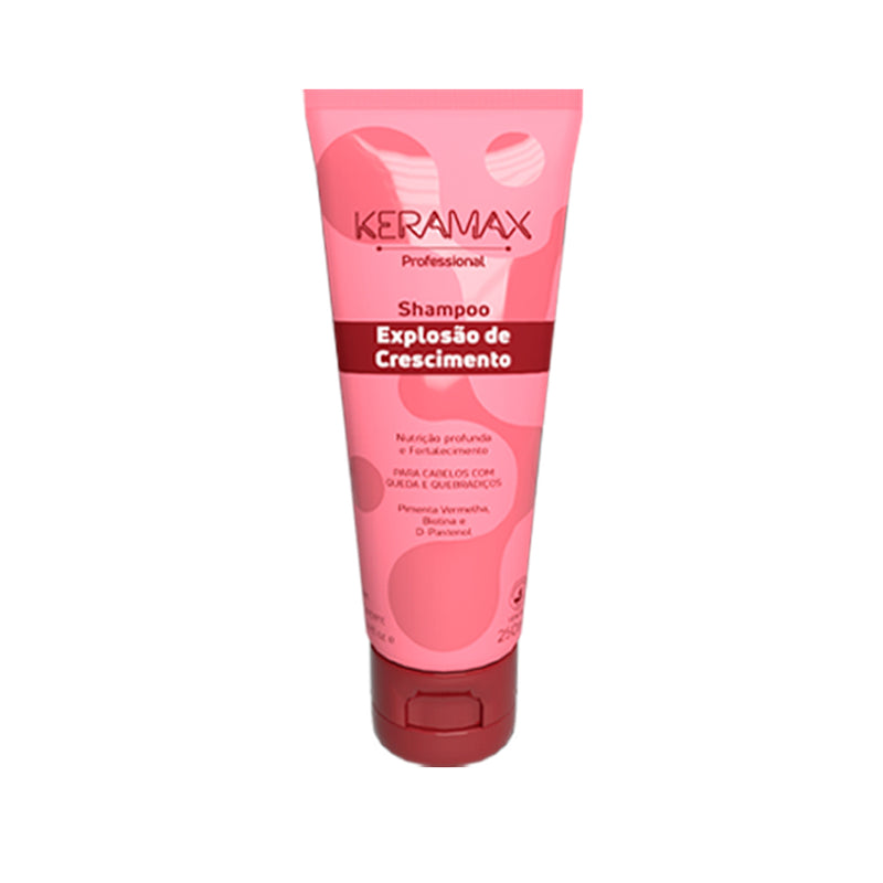 Lançamento Shampoo Keramax Explosão de Crescimento 250ml