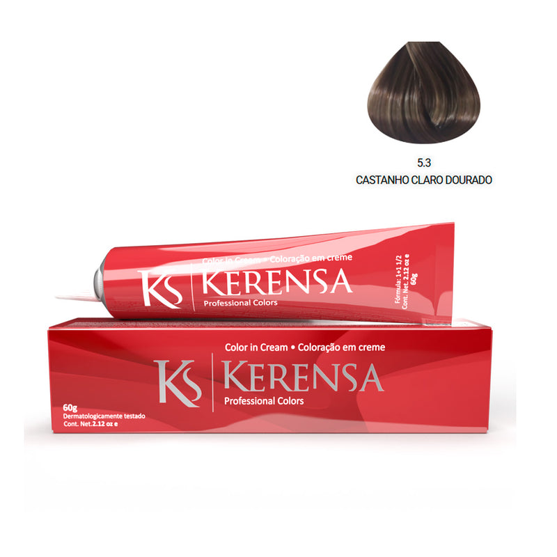 5.3 - CASTANHO CLARO DOURADO 60G - KERENSA COLORS