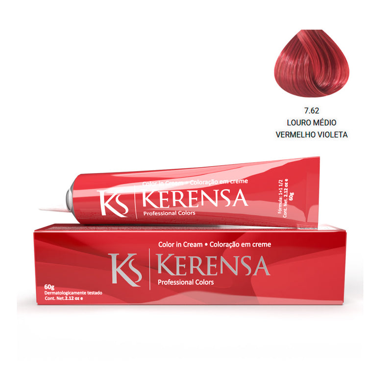 7.62 - LOURO MÉDIO VERMELHO VIOLETA 60G - KERENSA COLORS