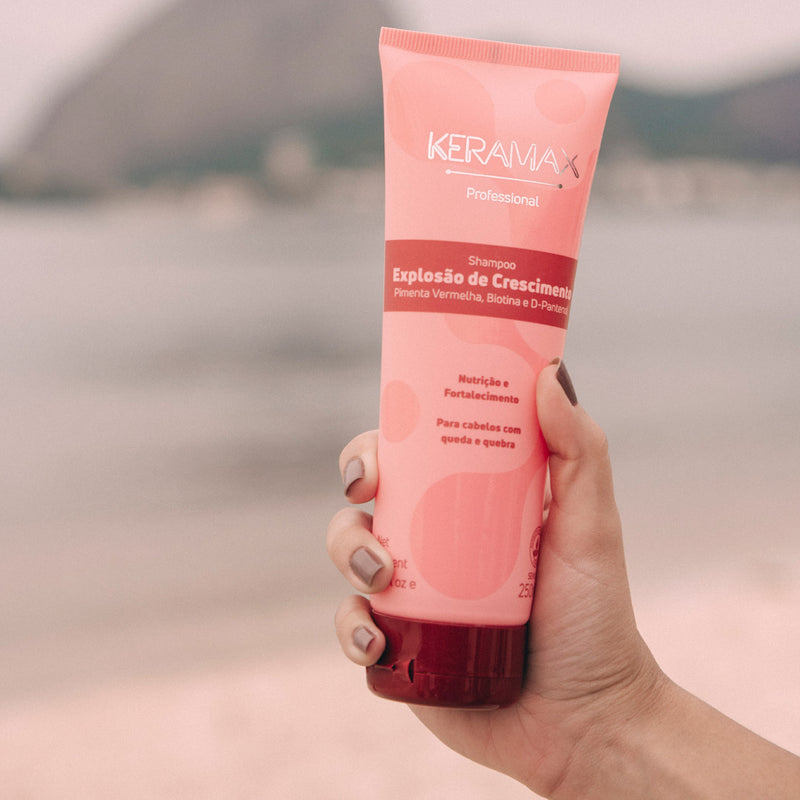 Lançamento Shampoo Keramax Explosão de Crescimento 250ml