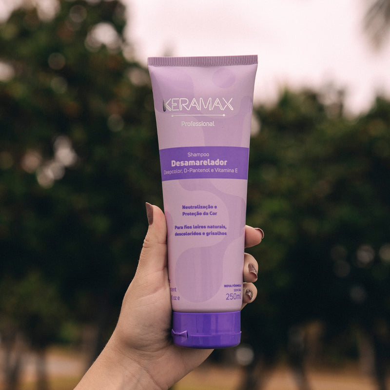 Lançamento Shampoo Keramax Desamarelador 250ml