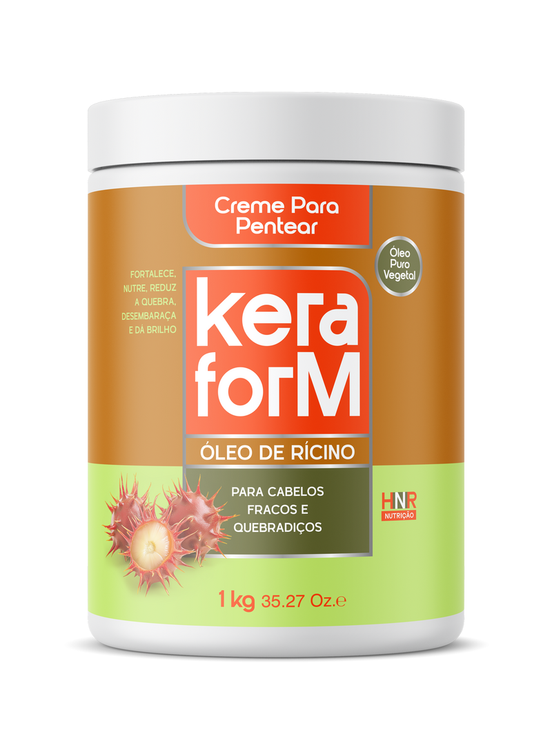 Creme para Pentear Keraform Óleo de Rícino 1kg