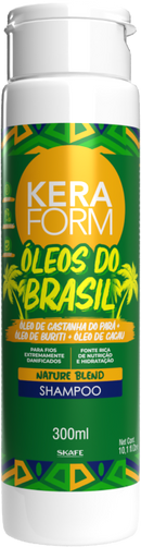 Shampoo Keraform Óleos Brasil 300ml