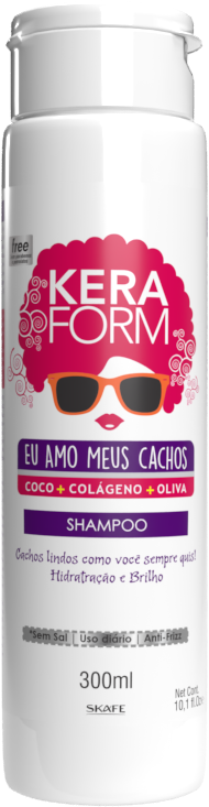 Shampoo Keraform Eu Amo Meus Cachos 300ml