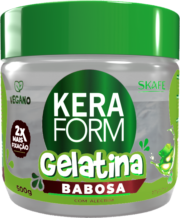 CX C/ 6 UNIT - Gelatina Keraform Babosa 500g