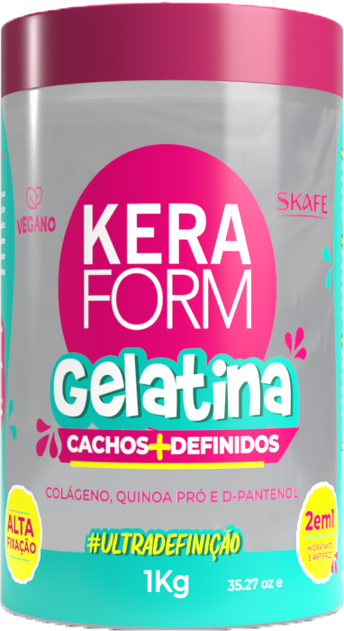 Gelatina Keraform Cachos Mais Definidos 1kg