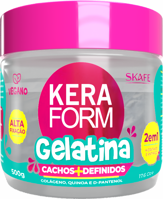 Gelatina Keraform Cachos Mais Definidos