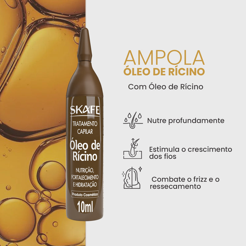 Tratamento Capilar Óleo de Rícino 10ml